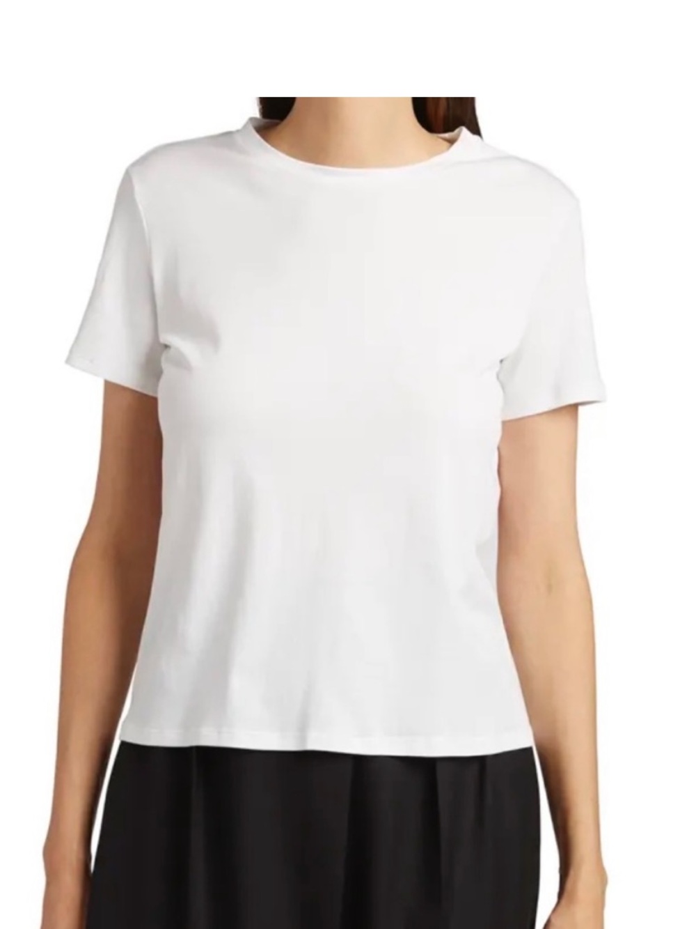 The Row White Wesler Tshirt - Small - Neutral Cotton Closet Staple